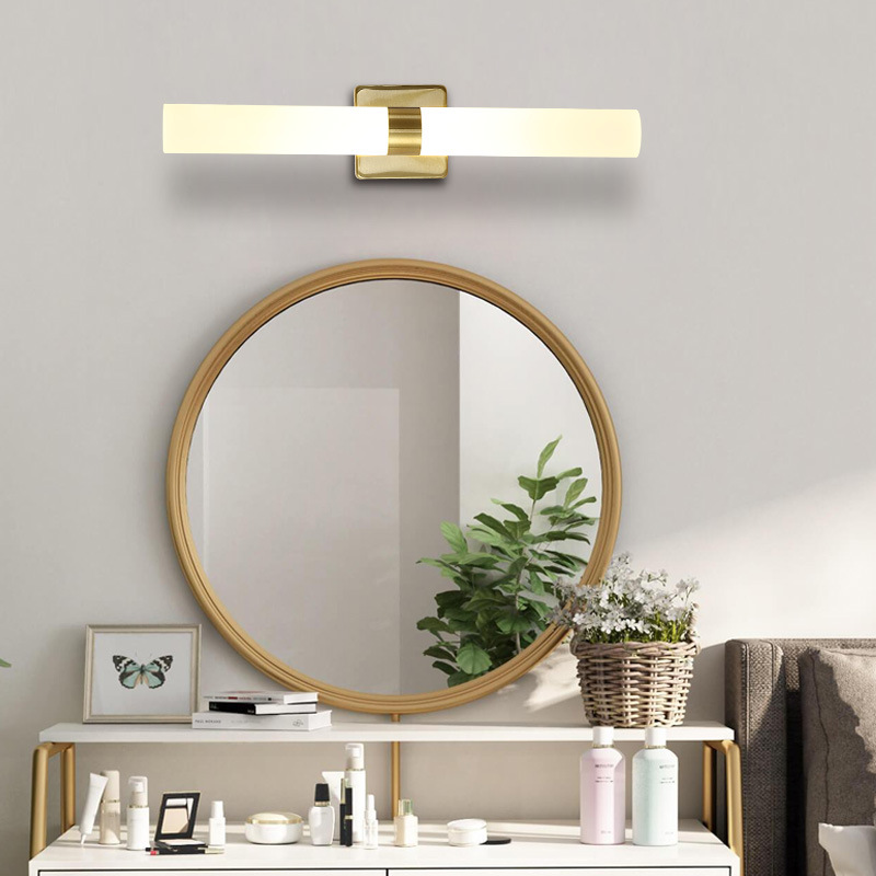 Minimalistic acrylic sconce for bed for living room