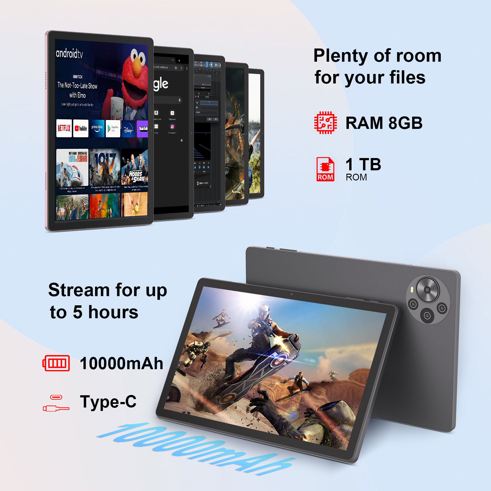 C idea transfronteriza nueva tableta gris de 10.36 pulgadas al por mayor Bluetooth de ocho núcleos WIFI máquina de aprendizaje Internet