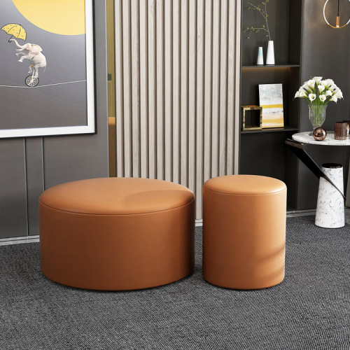 Internet-famous stool, low bench, living room sofa stool, small stool, household bench, coffee table stool, footrest, simple coffee table round stool
