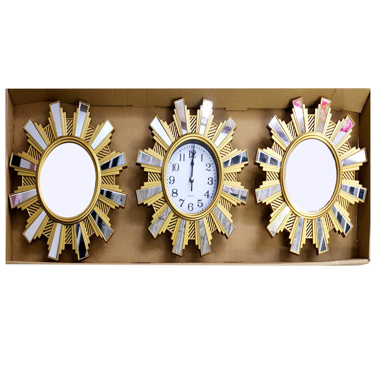 Reloj de pared nórdico para sala, reloj doméstico de fondo de sofá, diseño moderno simple/arte abstracto, reloj de pared triple