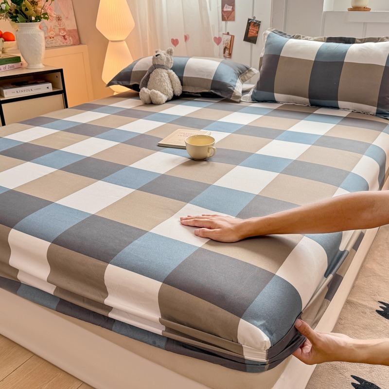 Funda de cama fija Colcha Simmons Cubierta protectora Cubierta de polvo Colchón Cubierta de cama individual Doble individual Sábana de cama antideslizante transfronteriza