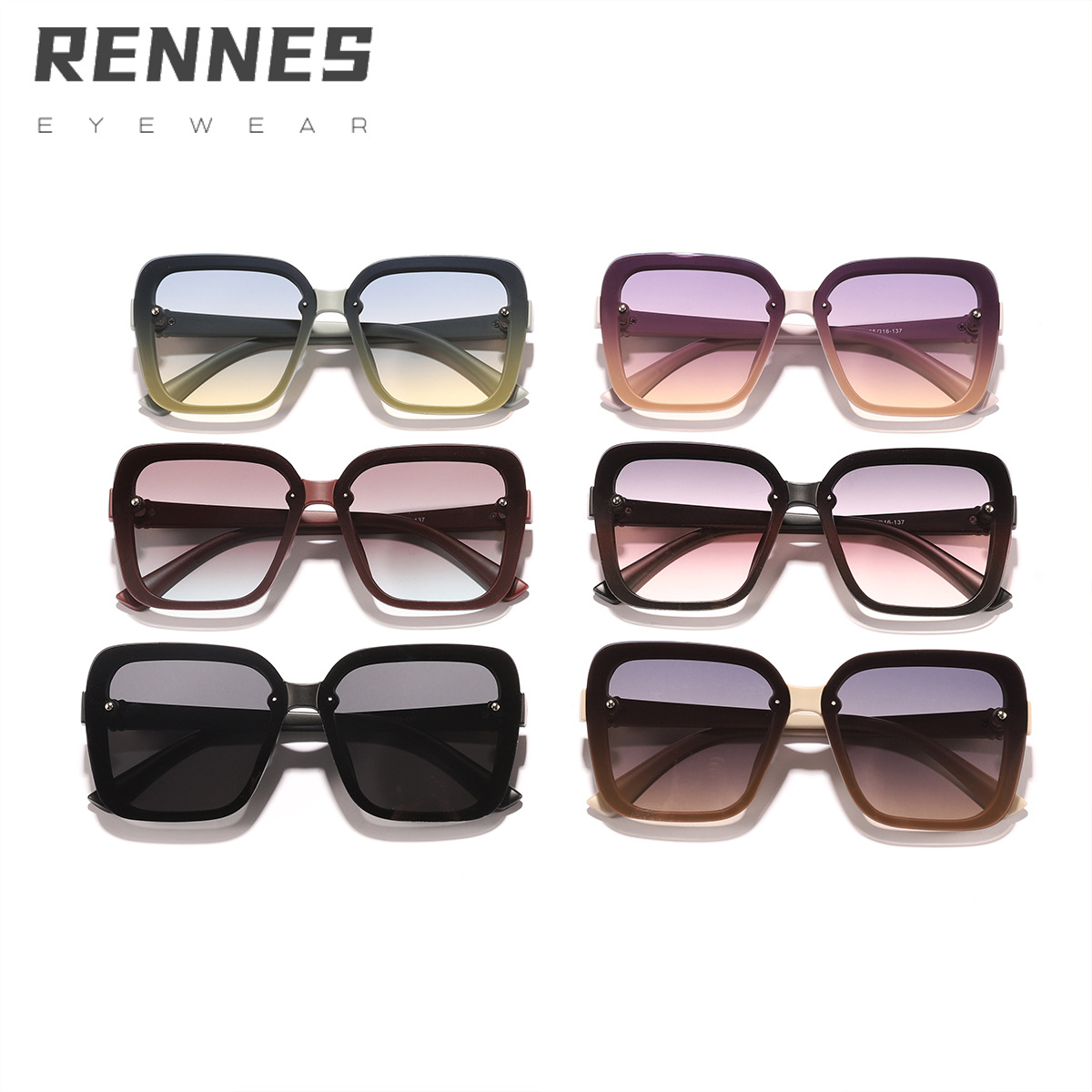 2024 nuevas gafas de sol de lujo ligeras con marco generoso transfronterizo para mujeres, modelos de pasarela europeos y americanos, gafas de sol al aire libre de moda de moda