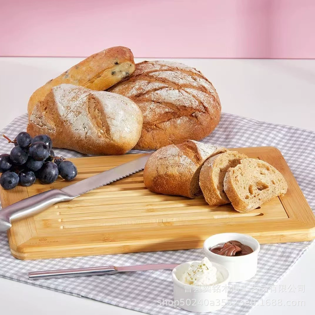 Поднос из цельного дерева домашние палочки хлеб нарезка кухонная доска столешница Десерт фрукты качели тарелка стейк из цельного дерева