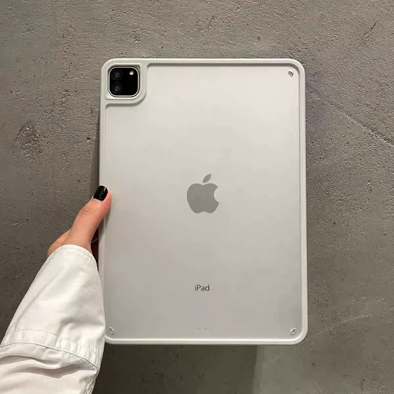 Совместимая защитная крышка для iPad Pro 11 2024/13 PRO, матовый акрил AIR65 прозрачная 10.2 антипадение задняя крышка