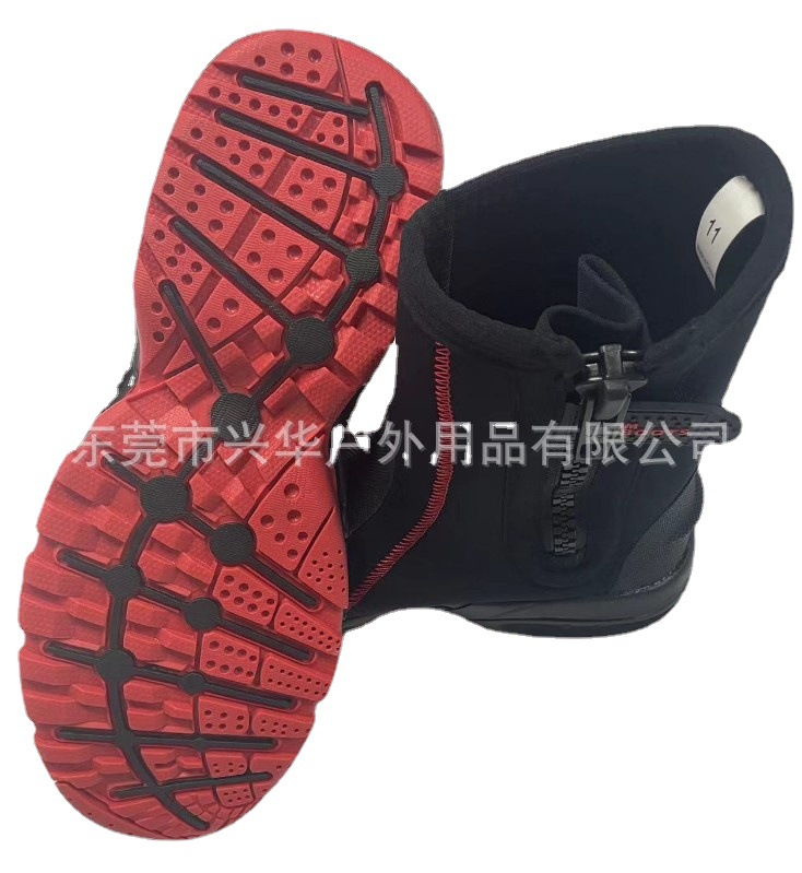 Orange Wave Sole Surf Shoes Rescue Orange Wave Sole Diving Boots Non-Slip Wear-Resistant Rescue River Tracing Shoes Diving Feet