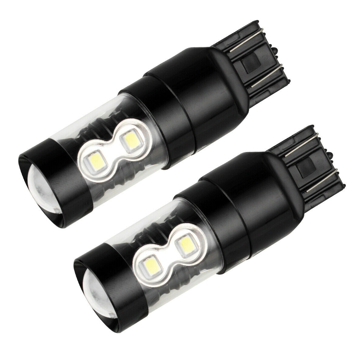 Lámpara de freno LED de automóvil 3157 7443 50W 10Lámpara de freno LED luz de marcha atrás luz de doble filamento luz blanca