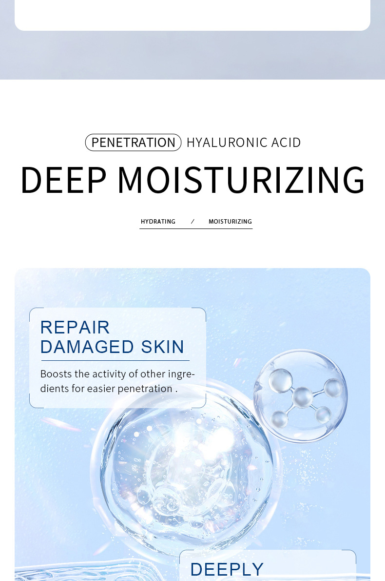 SADOER hyaluronic acid moisturizing ampoule essence cross-border export factory direct sales