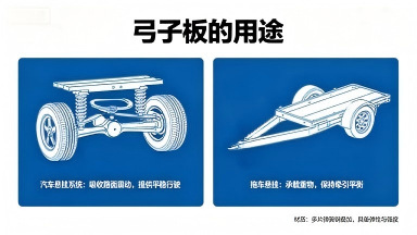 Three-Wheel Motorcycle Parts, Electric Tricycle Steel Plate, Thickened Bow Plate, Spring Plate, Leaf Spring, Trailer Steel