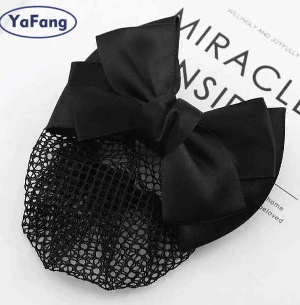 Hairgrip, hair mesh, nurse uniform for hotel, black work accessory