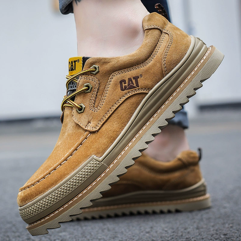 Трансграничные летние новые рабочие туфли для внешней торговли большой размер наружная низкая обувь повседневная обувь бычий ретро осенняя мужская обувь