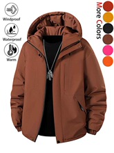 J 67152 Graphene Hooded Winter Coat ʯīϩ��ů�޷� �羳