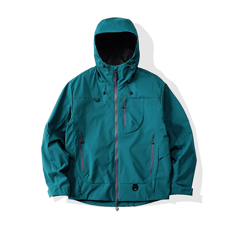 瞬时山野Monterest空山雨户外C6防泼水登山夹克压胶外套冲锋衣女|undefined
