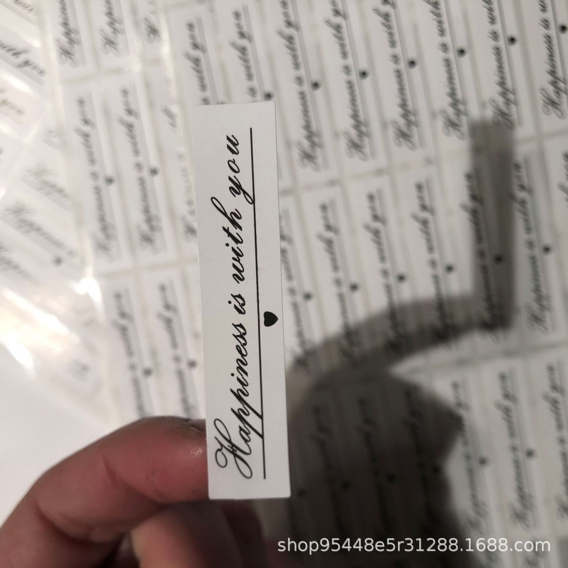 Dordose label paper transparent non -dry glue sealing sticker…