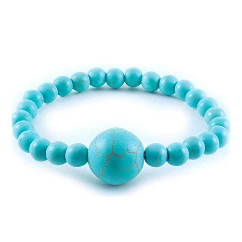 Casual Retro Classic Style Geometric Agate-like Unisex Bracelets display picture 2