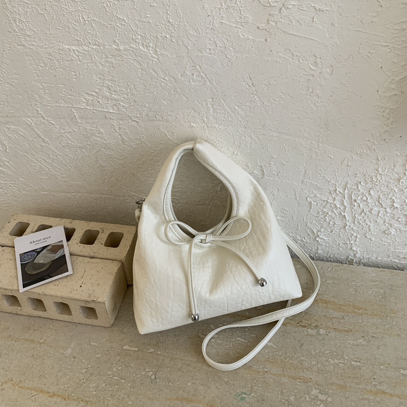 Bolsa de mano de arco dulce coreano, exquisito cinturón de nubes, bolso de mochila encantador, fresco y versátil, bolso de moda