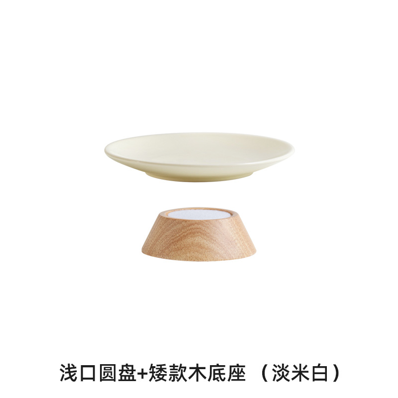 Plato de fruta de cerámica sala de estar mesa de café postre semillas de melón merienda disco tazón de fruta de alta calidad plato de caramelo Placa de visualización recepción