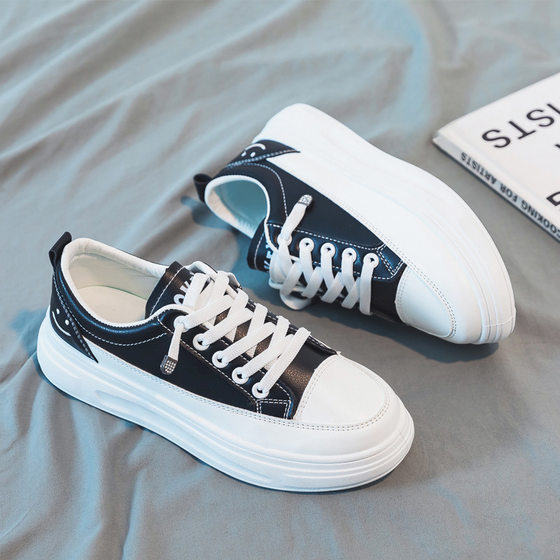 Small white shoes women's shoes 2025 spring and summer new all-match women's shoes wholesale thick-soled student casual board shoes