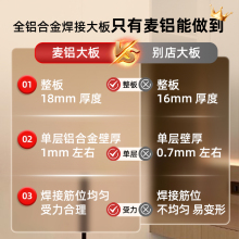 WT9P铝合金衣柜全铝衣柜家用卧室推拉门铝制家具全屋定 制整体组