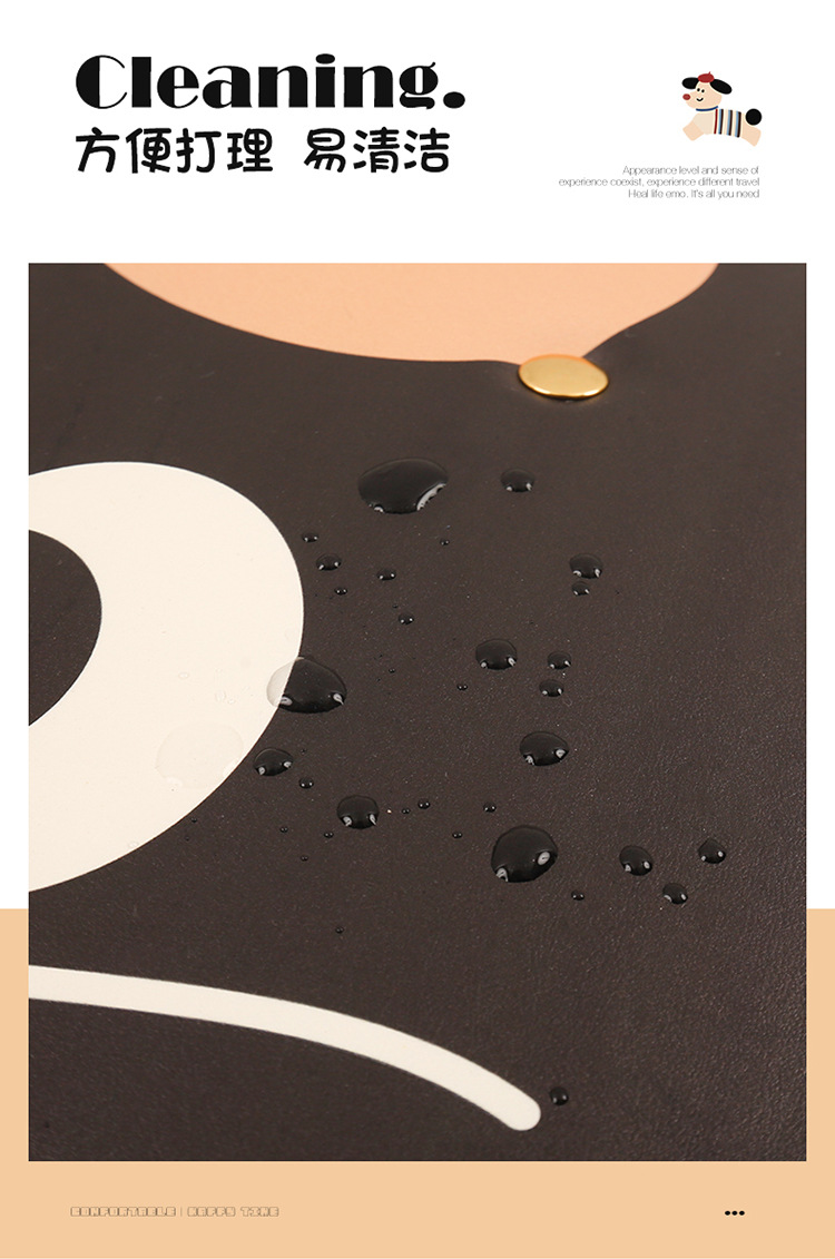 Cat and Puppy Car Seat Anti-Kick Pad Rear Seat Anti-Dirt Wear-Resistant Decorative Protective Pad Anti-Wear Pad Seat Back