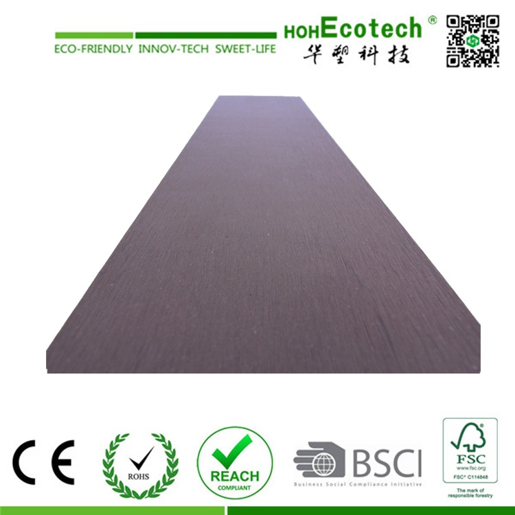 Madera de plástico piso WPC plástico sólido al aire libre jardín madera 120*19 al aire libre decorativo ecológico madera antiséptico