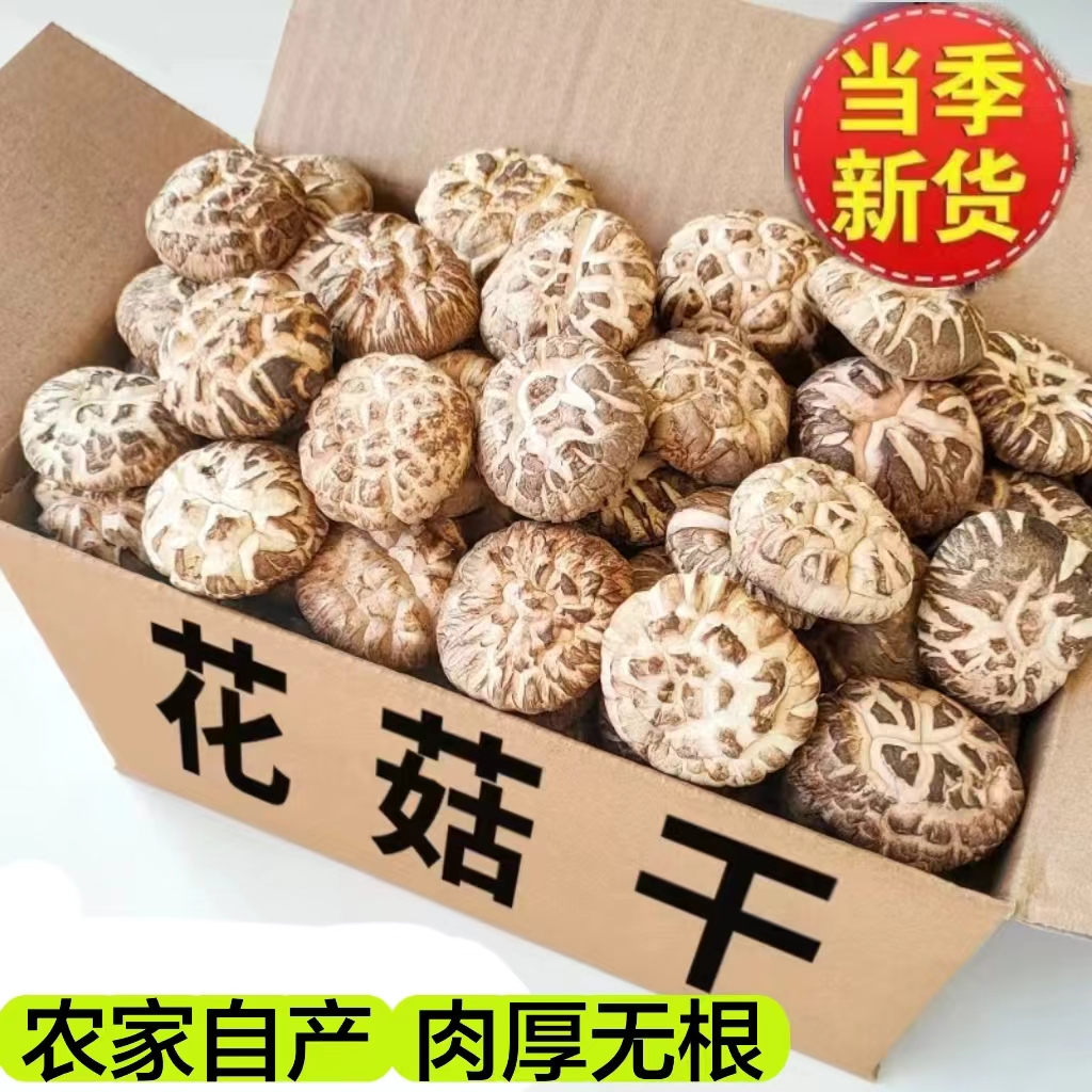 香菇花菇产干货500g包邮新鲜营养小干香菇冬菇菇新鲜干蘑菇