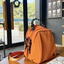 苏X槿代发 同款小鸡蛋双肩包迷你可斜挎单肩通勤包包贝壳款日系