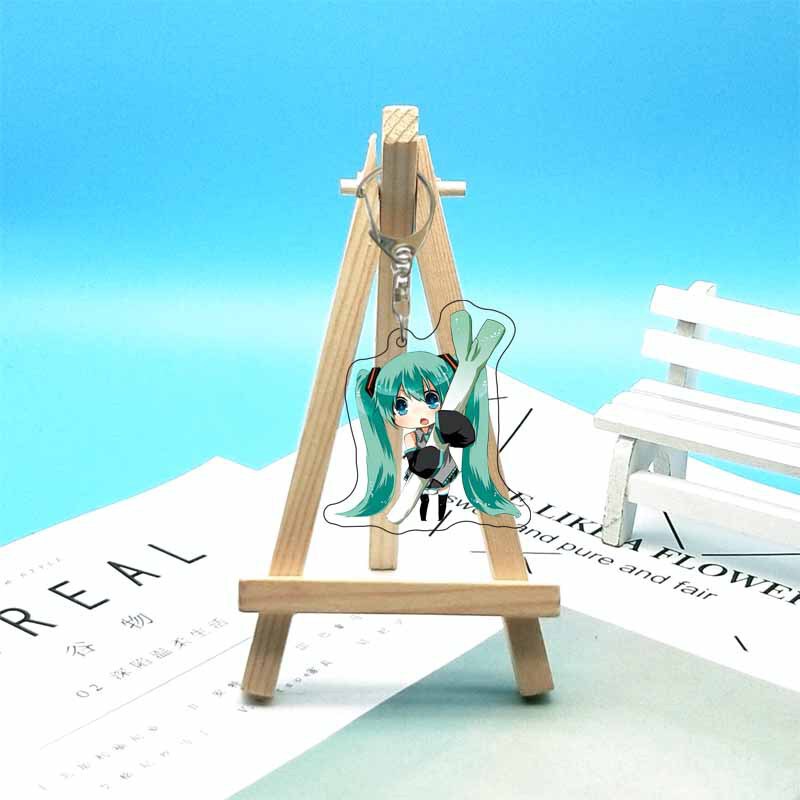 初音未来 miku花初音雪初音学生 动漫二次元周边亚克力钥匙扣挂件|undefined