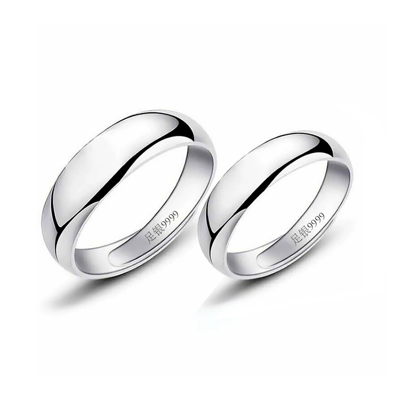 Glossy adjustable ring for beloved, simple and elegant design