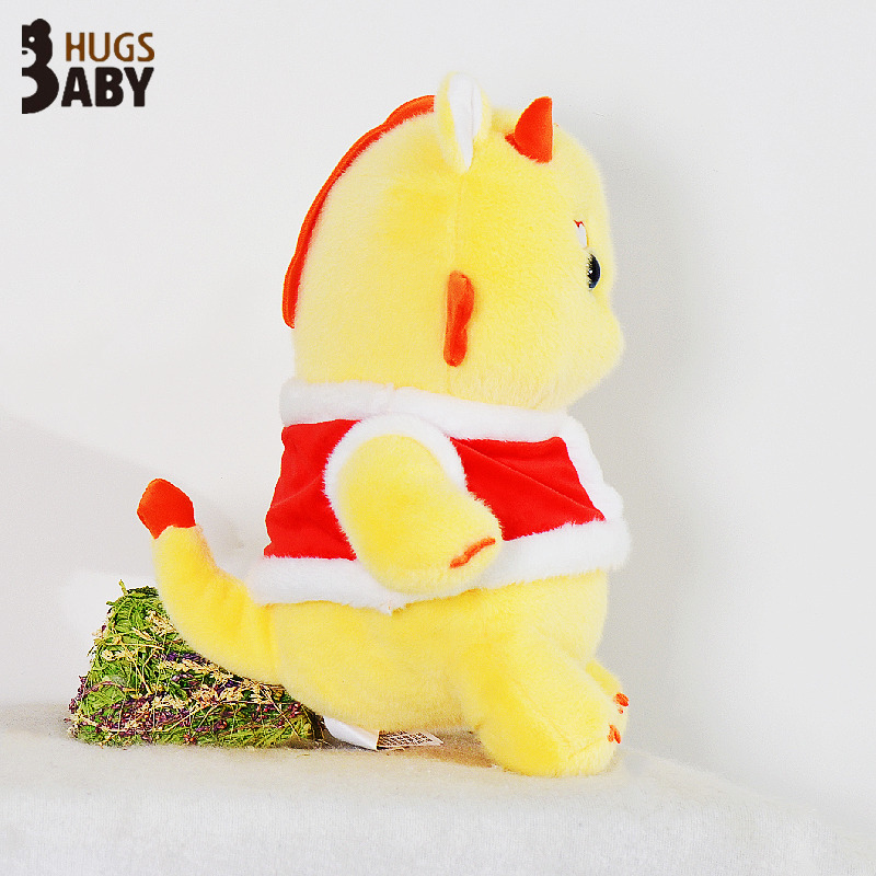 Muñecas alrededor del año del dragón del zodíaco, juguetes de peluche con adornos de dragón, día festivo de Año Nuevo, regalos de la empresa