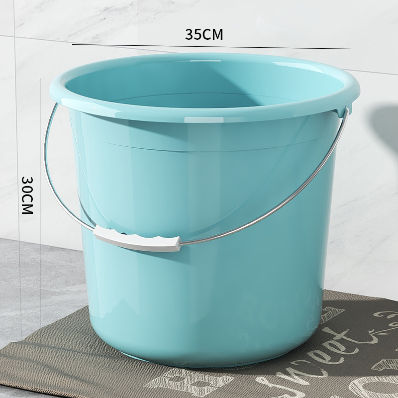 Cubo de lavandería dormitorio de estudiantes domésticos cubo de baño grande con cubierta al por mayor cubo de plástico cubo de espesamiento cubo de almacenamiento al por mayor