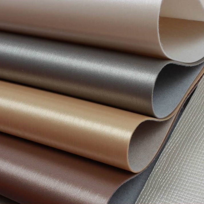 热卖工艺礼盒皮革 皮革厂家供应拉丝纹钢丝纹热压仿皮人造革