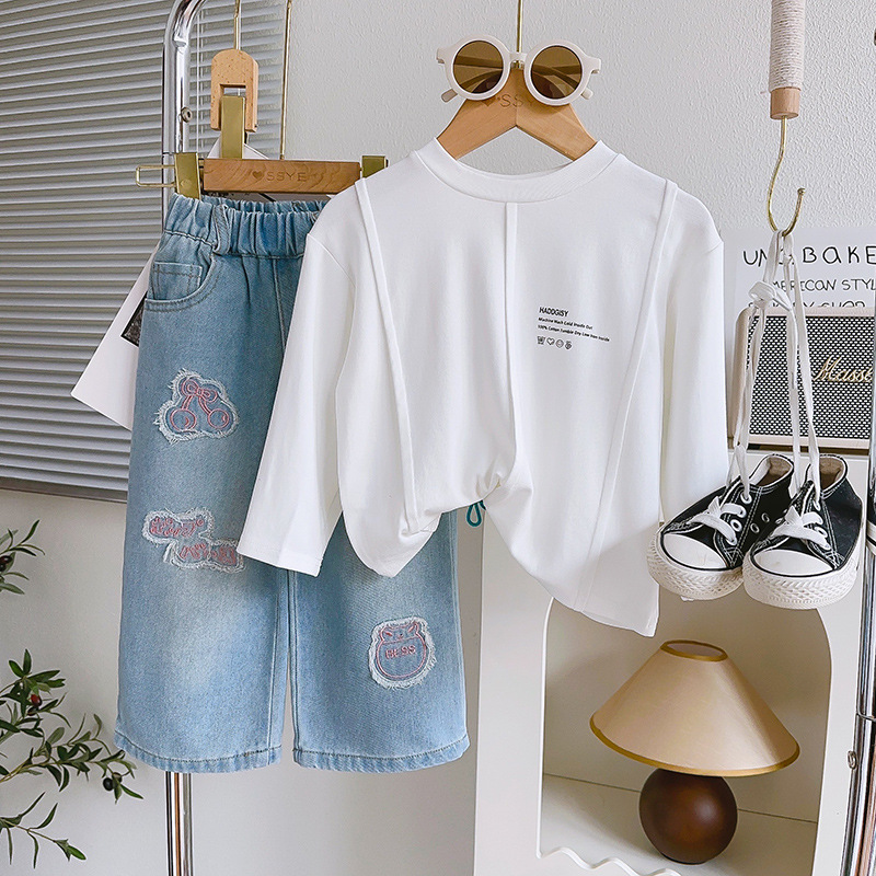 Girls Stylish Denim Pants