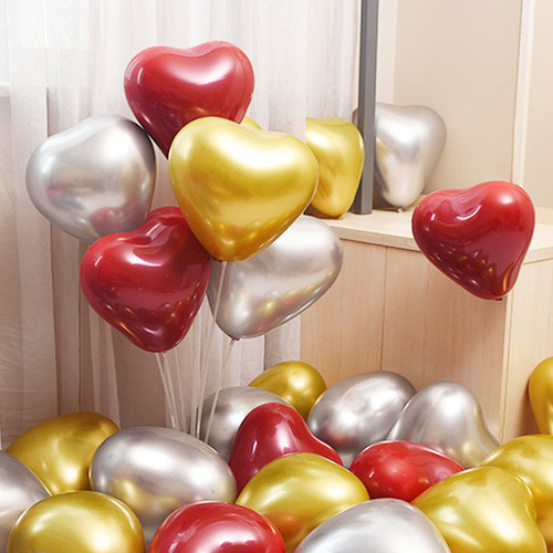 Valentine's Day wedding arrangement love balloon 10-inch latex double-layer balloon proposal confession party decoration balloon