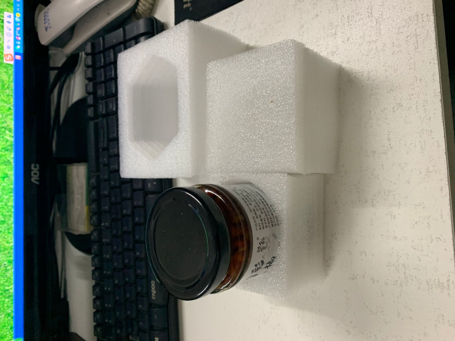 厂家供应白色珍珠棉快递成型异形缓冲包装/辣椒酱牛油果油瓶缓冲