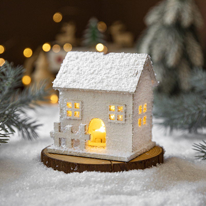 Hong Kong Heng decoración de Navidad escritorio LED blanco casa decoración árbol de Navidad colgante decoración diseño creativo