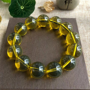 Mexican blue amber beeswax round beads hand string beads floating salt water fluorescent resin craft jewelry