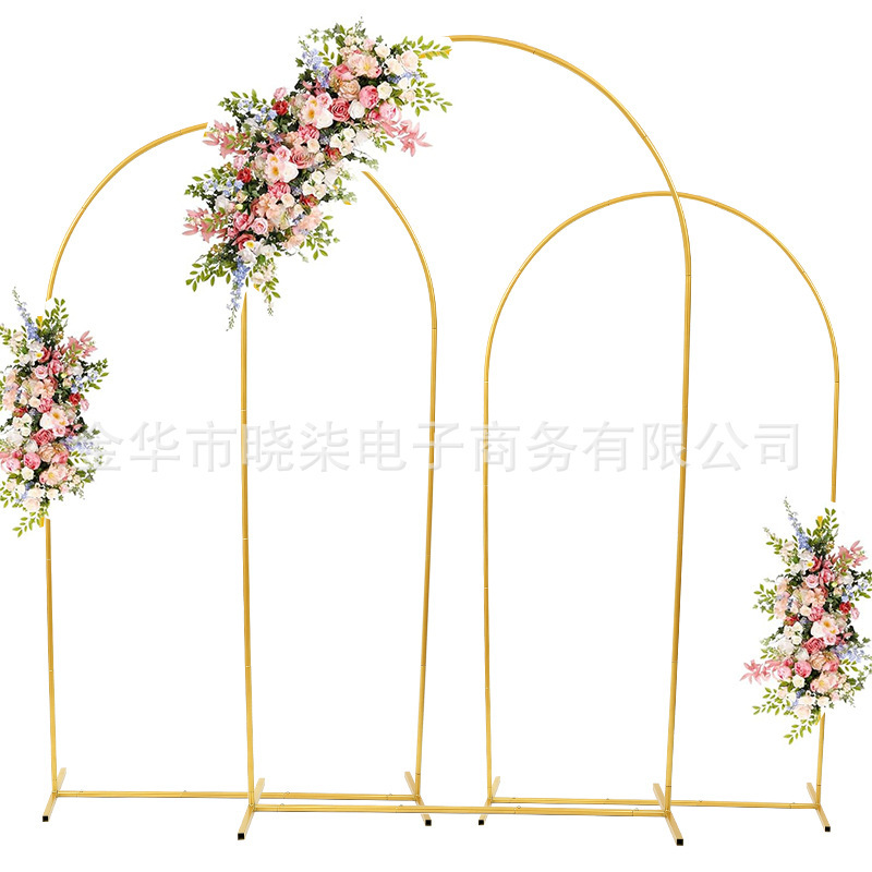 Cross-border Metal Arch Wedding Iron Arch Background Bracket Birthday Party Activity Site Layout Props Arch