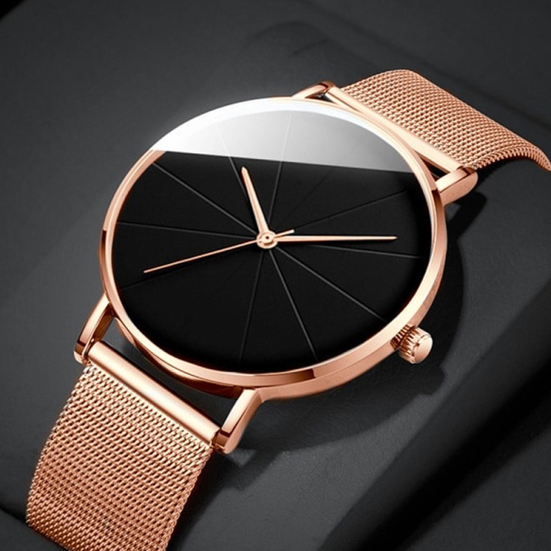 Casual Solid Color Buckle Quartz Women's Watches display picture 1