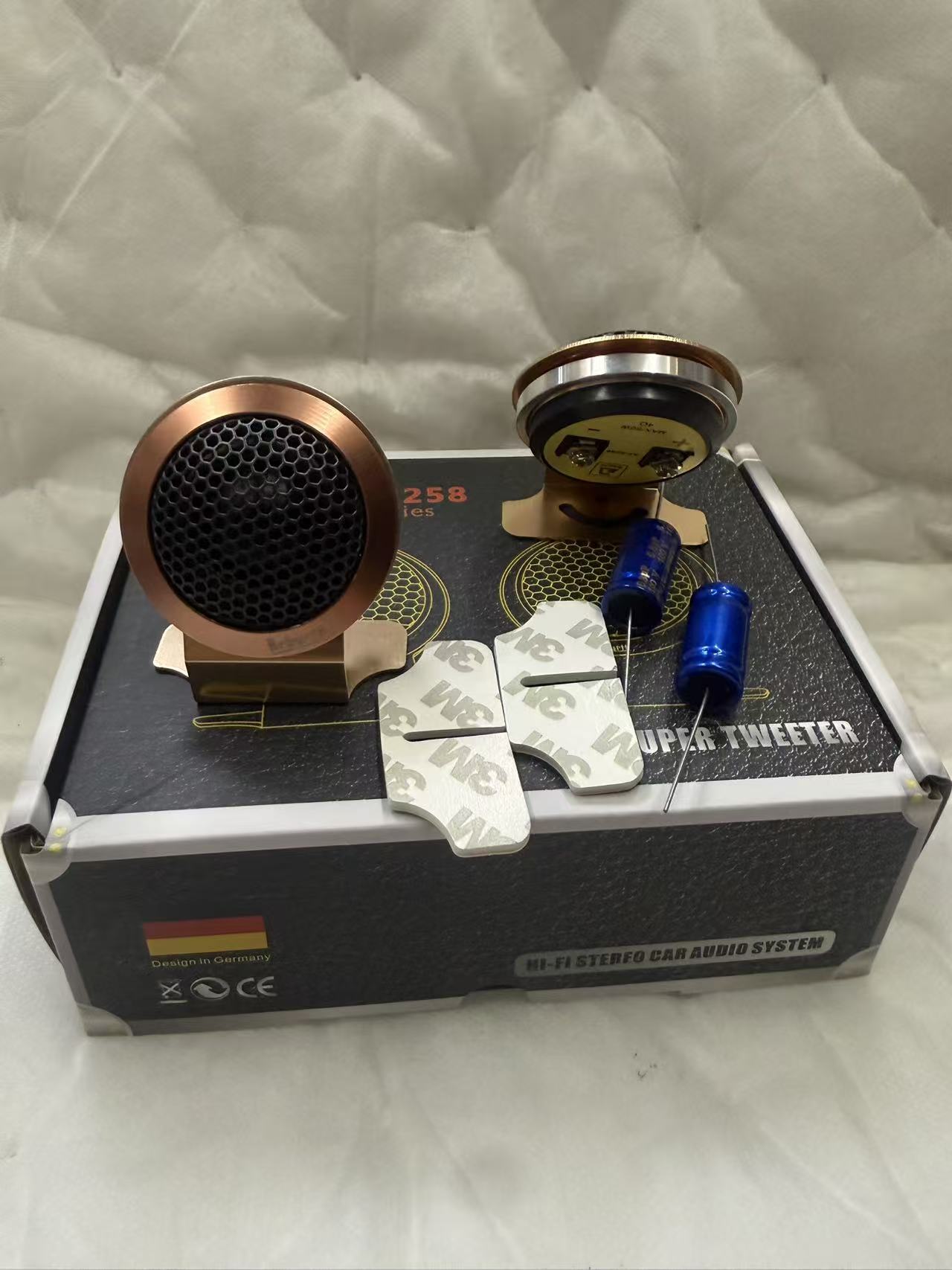 Car audio tweeter imported from Germany AS258 2inch audiophile-grade three-way speaker car tweeter