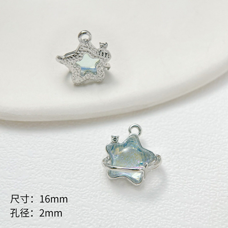 清冷感気質液体溶岩感蝶合金ストラップdiy手作りネックレスイヤリングアクセサリー|undefined
