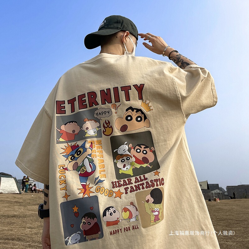 Plus Size 150.00kg Design Sense Loose American Fat Men's Short-sleeved T-shirt Men's and Women's Summer New Fashionable T-shirt