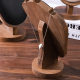 High-grade wooden black walnut necklace portrait display stand jewelry pendant model neck display props