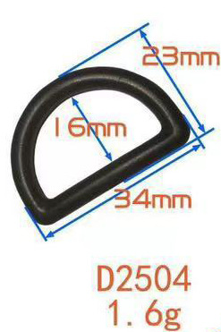 Venta directa de fábrica de hebillas de plástico en forma de D, hebillas de cinco puntas, hebillas triangulares, hebillas de media luna, hebillas de ajuste y hebillas en forma de D. image 24
