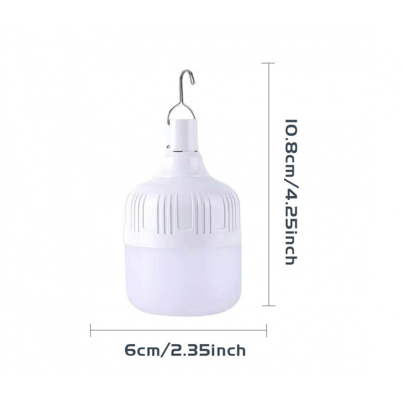 [Generación de soporte] bombilla de carga falla de energía emergencia mercado nocturno puesto en casa luz camping Super brillante LED