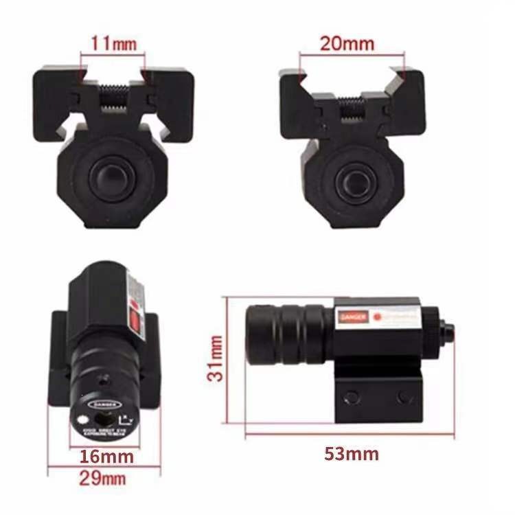 Thermal imaging mini infrared laser pointer with adjustable up, down, left, and right directions, featuring a high-transmission lens, suitable for teachers and as a demonstration tool