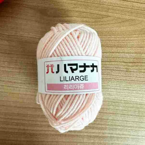 Красная вышитая овечья хлопчатобумажная пряжа ручной вязки DIY крючком шарф кукла линия