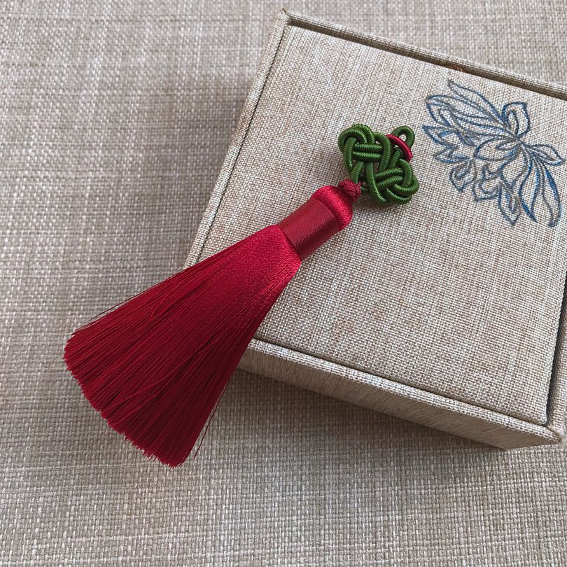 컬러 블록 적갈색