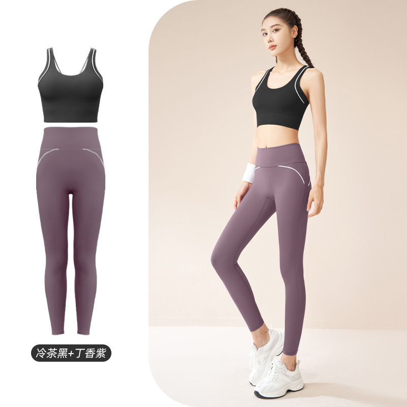 Nuevo Tmall shaking calidad línea sensación de yoga delgado * * * grado juego deportivo ropa de yoga transpirable alta elástica image 11