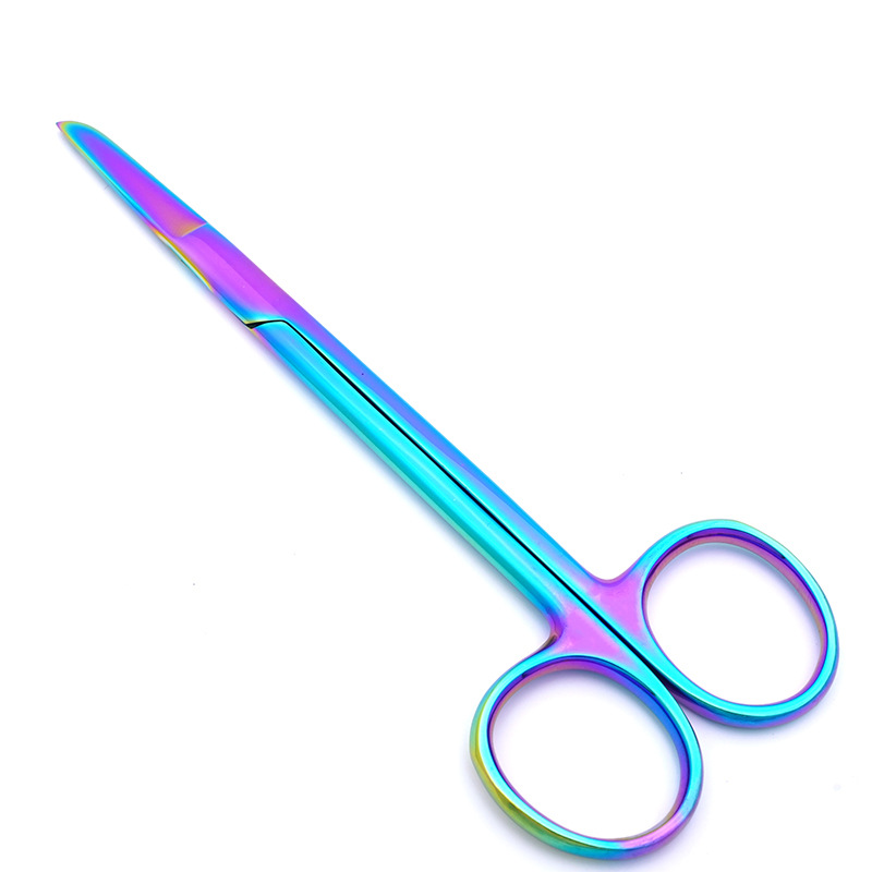 acero inoxidable cirugía médica vendaje tijeras de tejido quirúrgico ocular tijeras de capacitación experimental de estudiantes ortopédicos tijeras de yeso