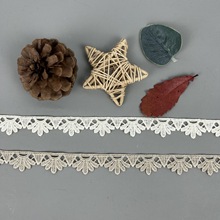 工厂供应水溶花边 刺绣蕾丝 2CM宽lace 家纺沙发垫布艺辅料 蕾丝
